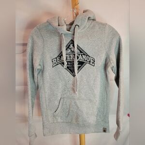 Beaver Canoe Grey Sweatshirt Hoodie XS